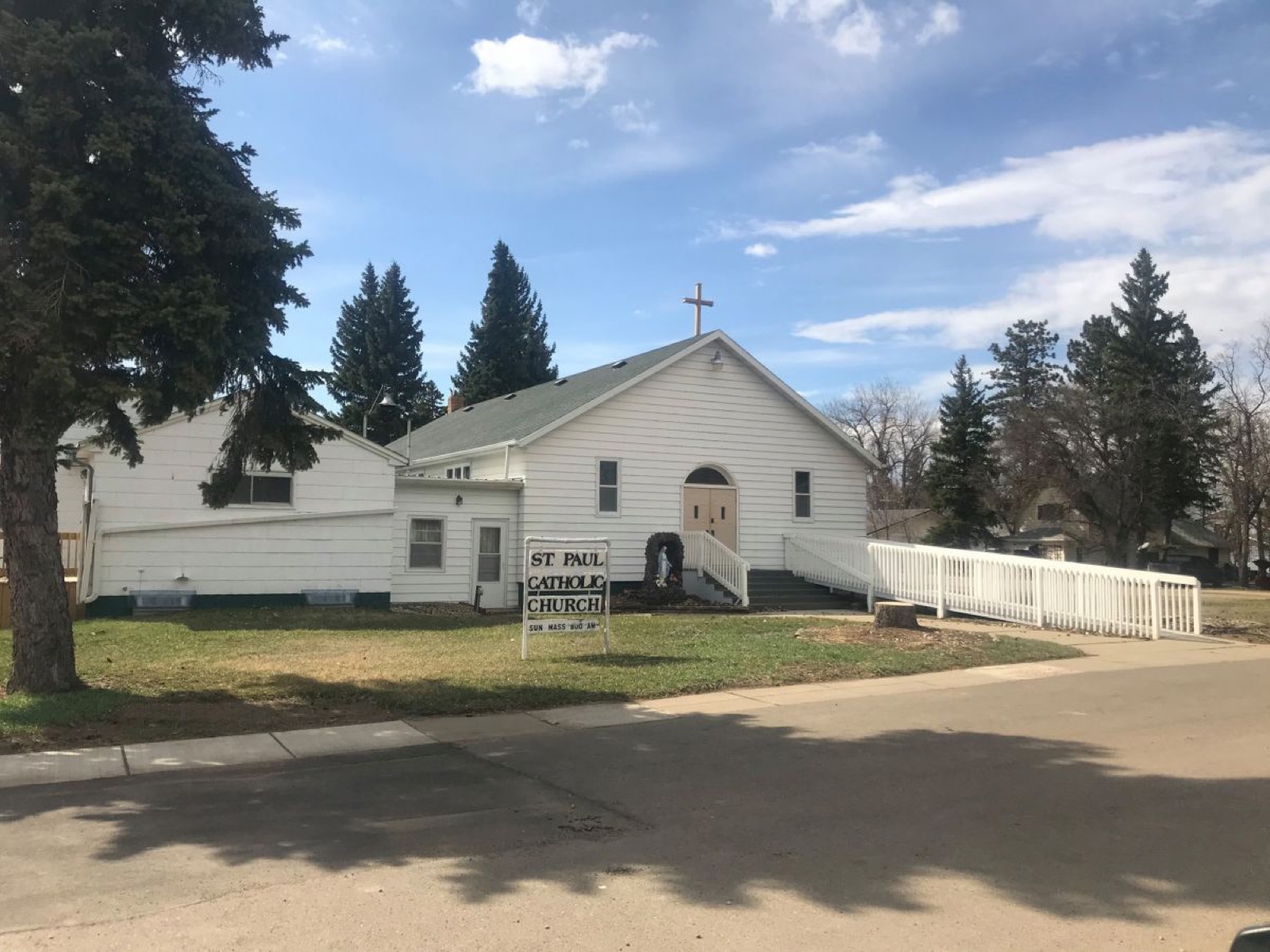 St. Paul's Catholic Church in Halliday